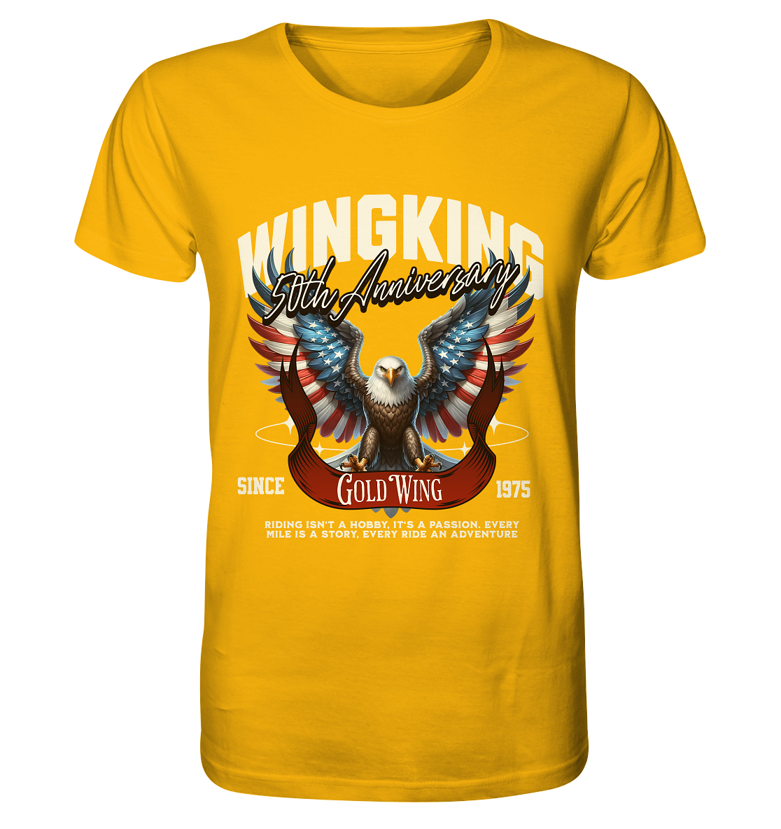 Goldwing Wing King 50 Jubiläum 1975 - Organic Shirt