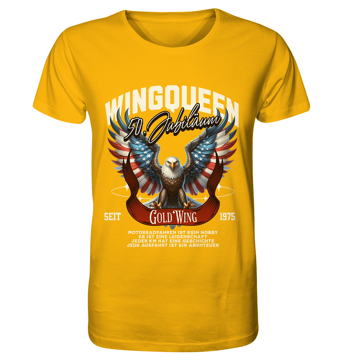 Goldwing Wing Queen 50 Jubiläum 1975 DE - Organic Shirt