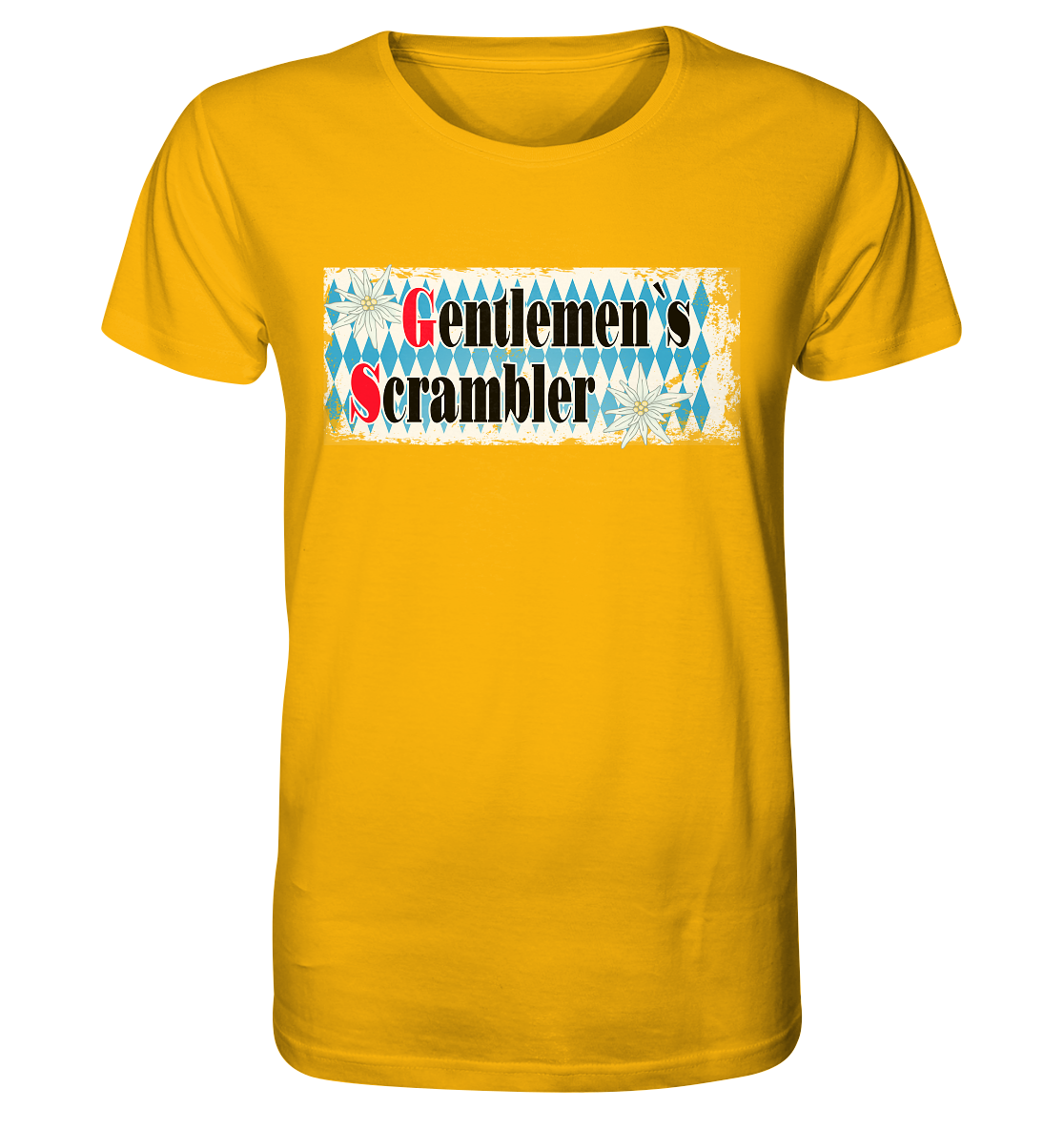 Gentlemen`s Scrambler - GS Adventure Bike - Organic Shirt