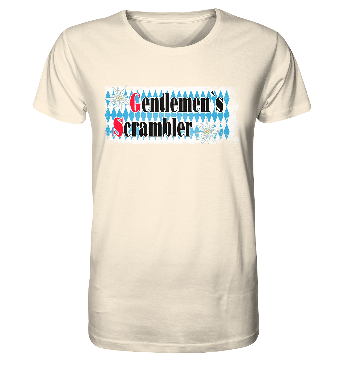 Gentlemen`s Scrambler - GS Adventure Bike - Organic Shirt
