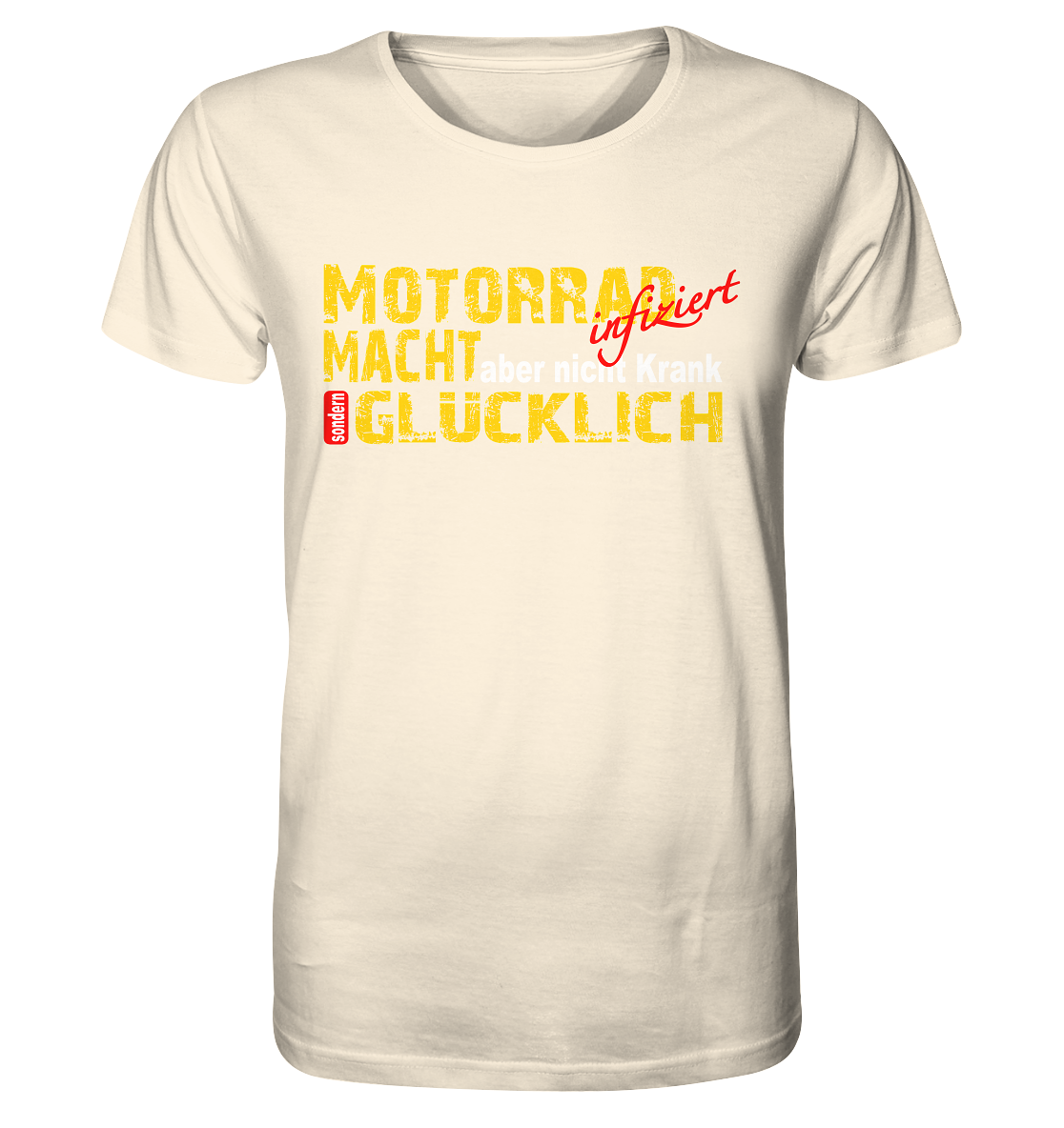 Motorrad macht Glücklich - Organic Shirt