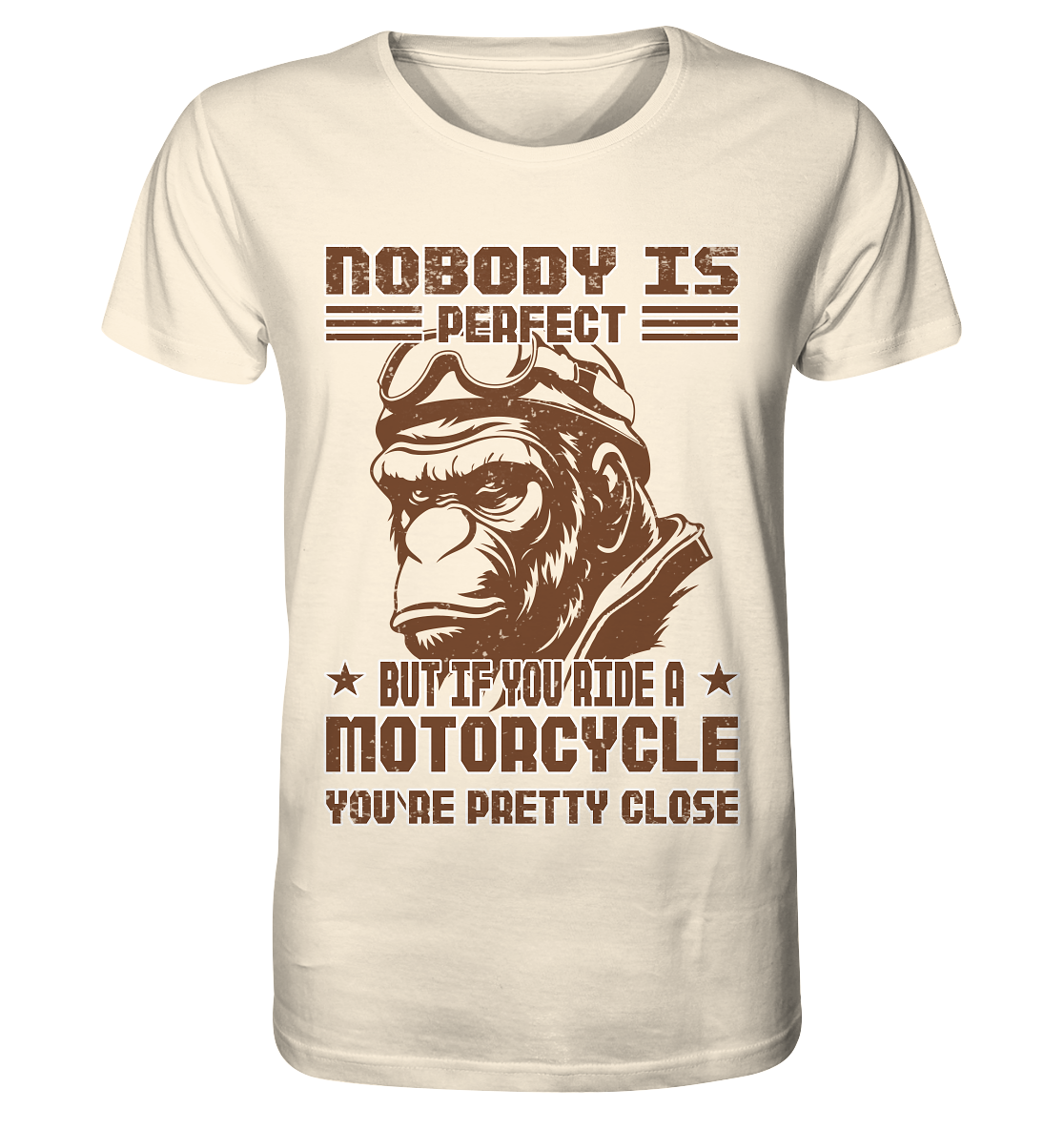 Nobody is Perfect - Motorcycle - Organic Shirt