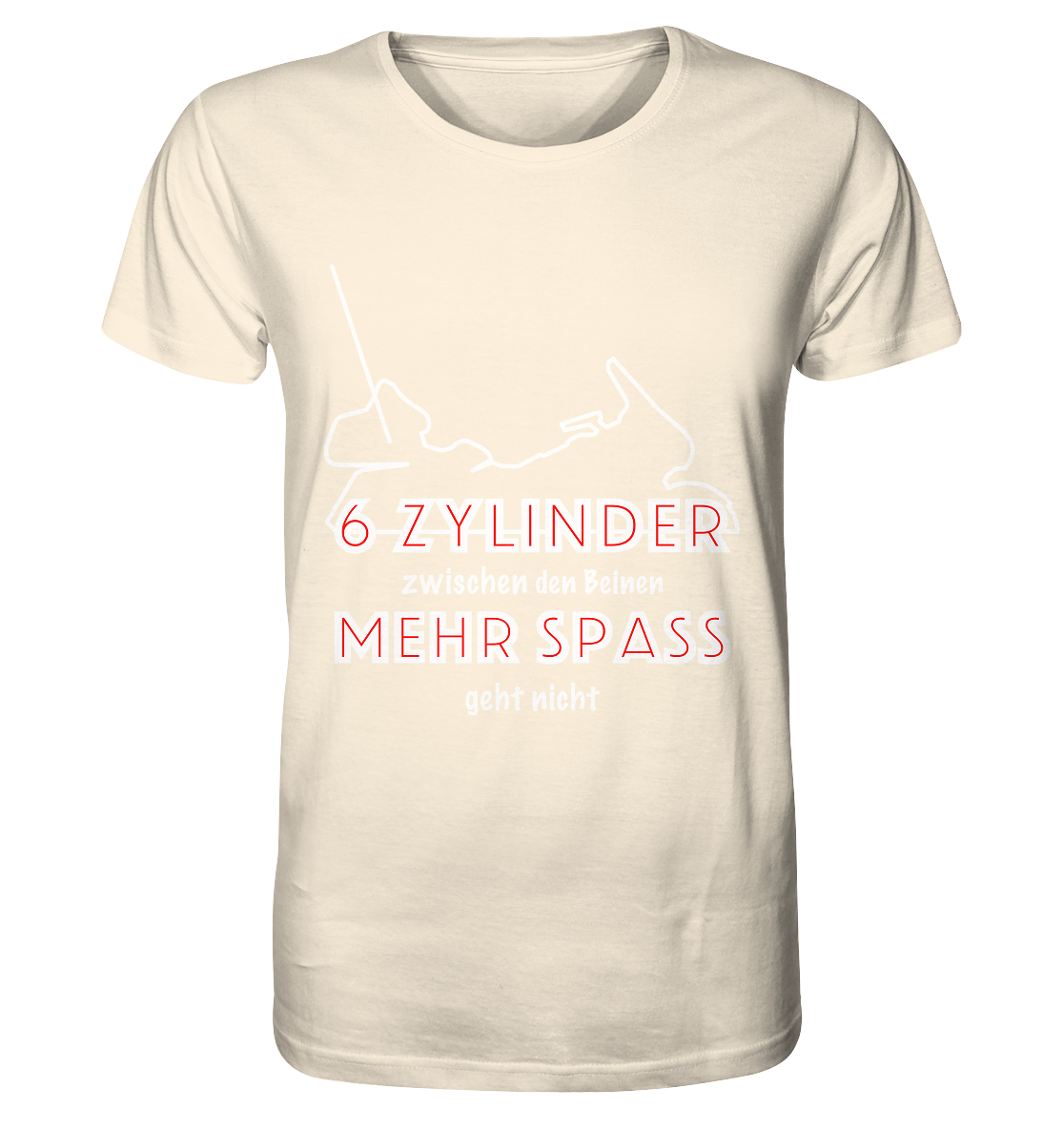 Goldwinger Spruch - 6 Zylinder - Organic Shirt