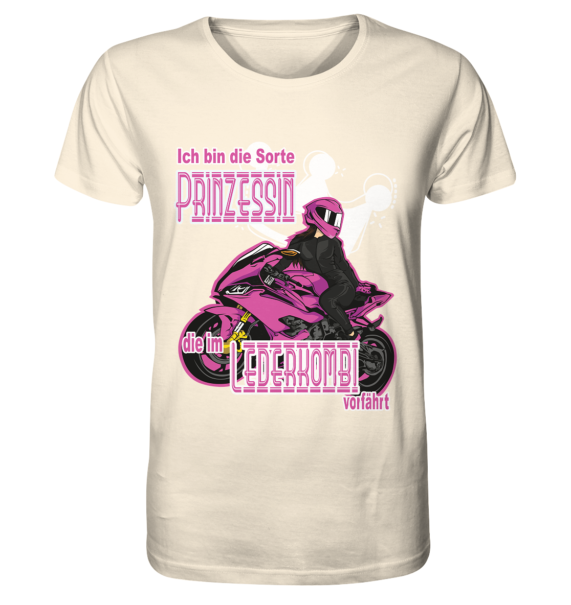 Frauenpower - Prinzessin mit Helm - Organic Shirt