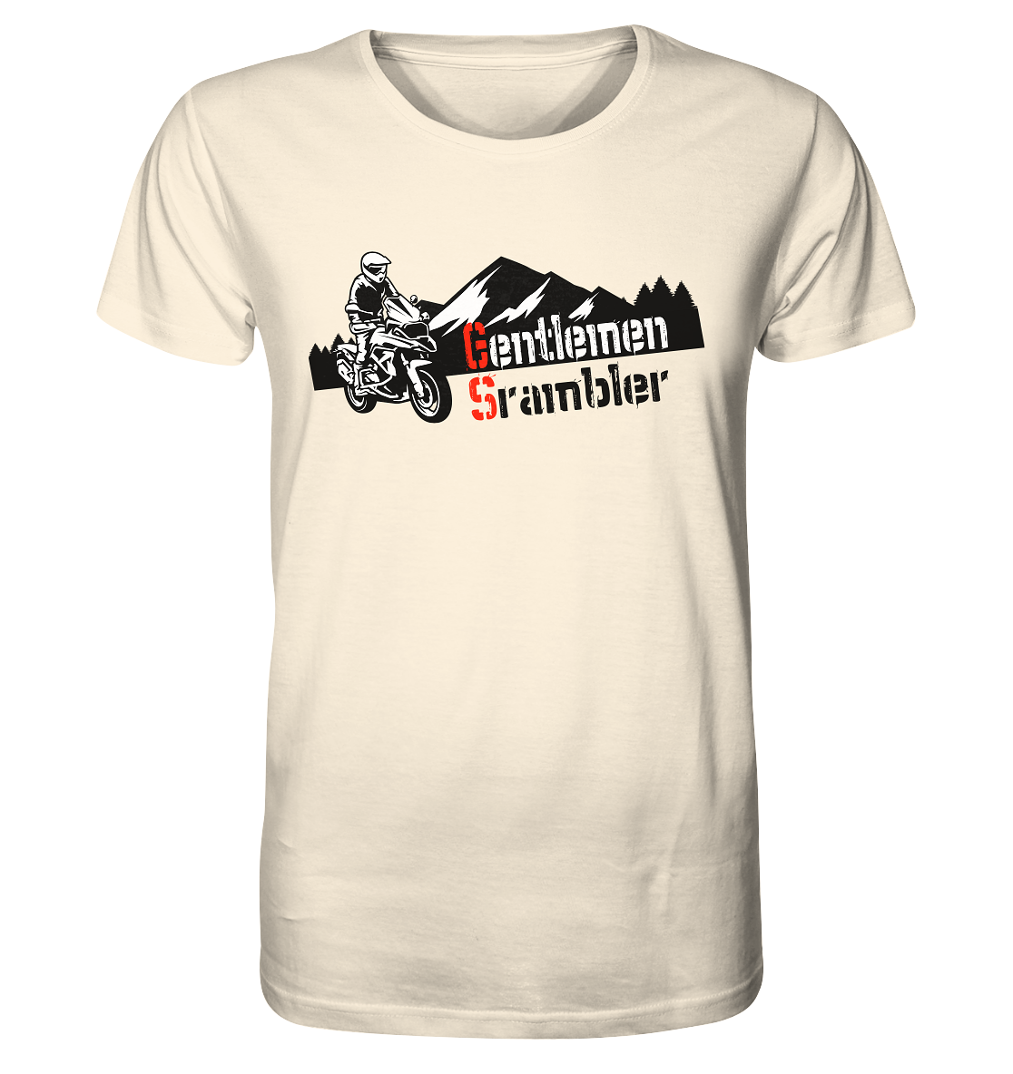 Gentlemen Scrambler - Abenteuer Biker - Organic Shirt