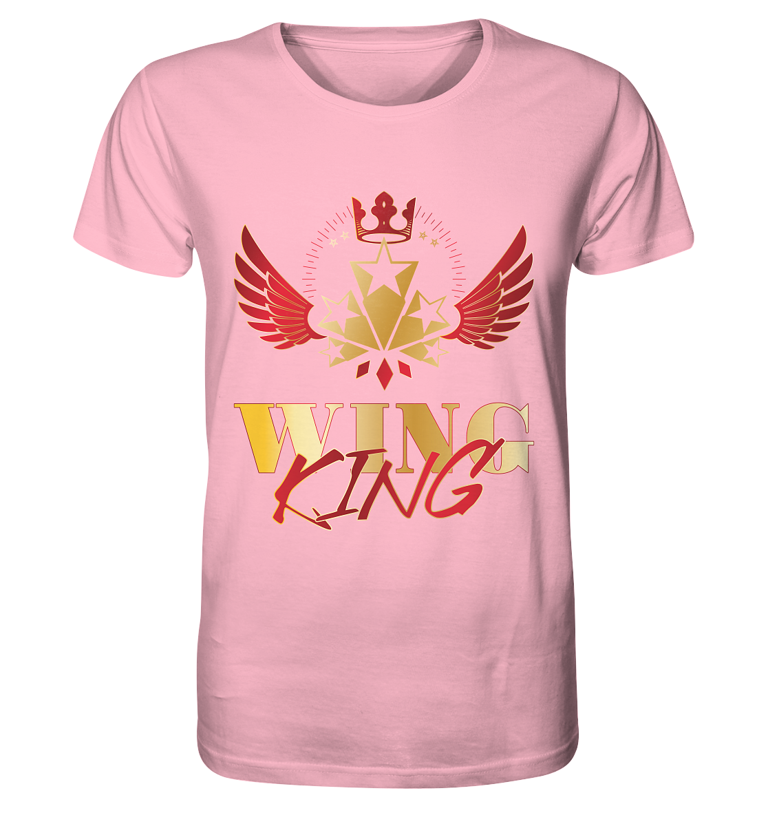 Goldwing - Wing King rot/gold - Organic Shirt