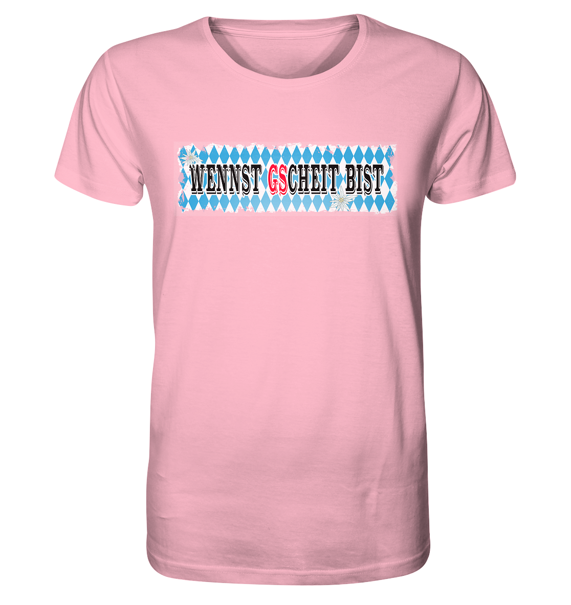 wennst GScheit bist - Spruch für bayrische Adventure Biker - Organic Shirt