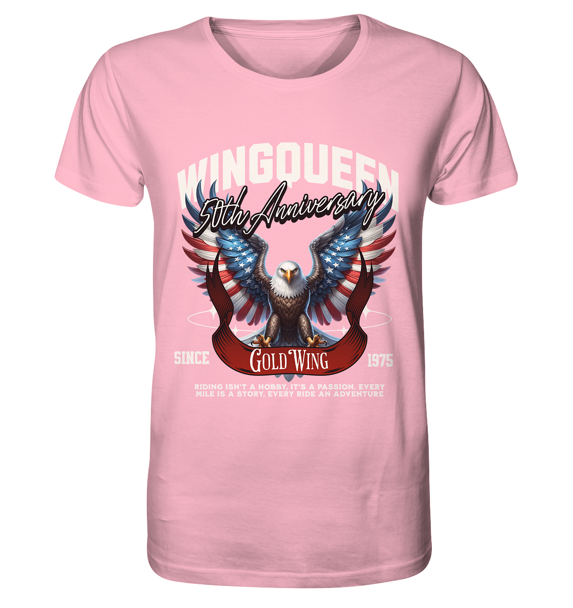 Goldwing Wing Queen 50 Jubiläum 1975 - Organic Shirt