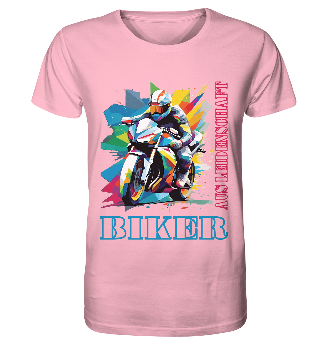 Biker aus Leidenschaft - Abstrakt - Organic Shirt