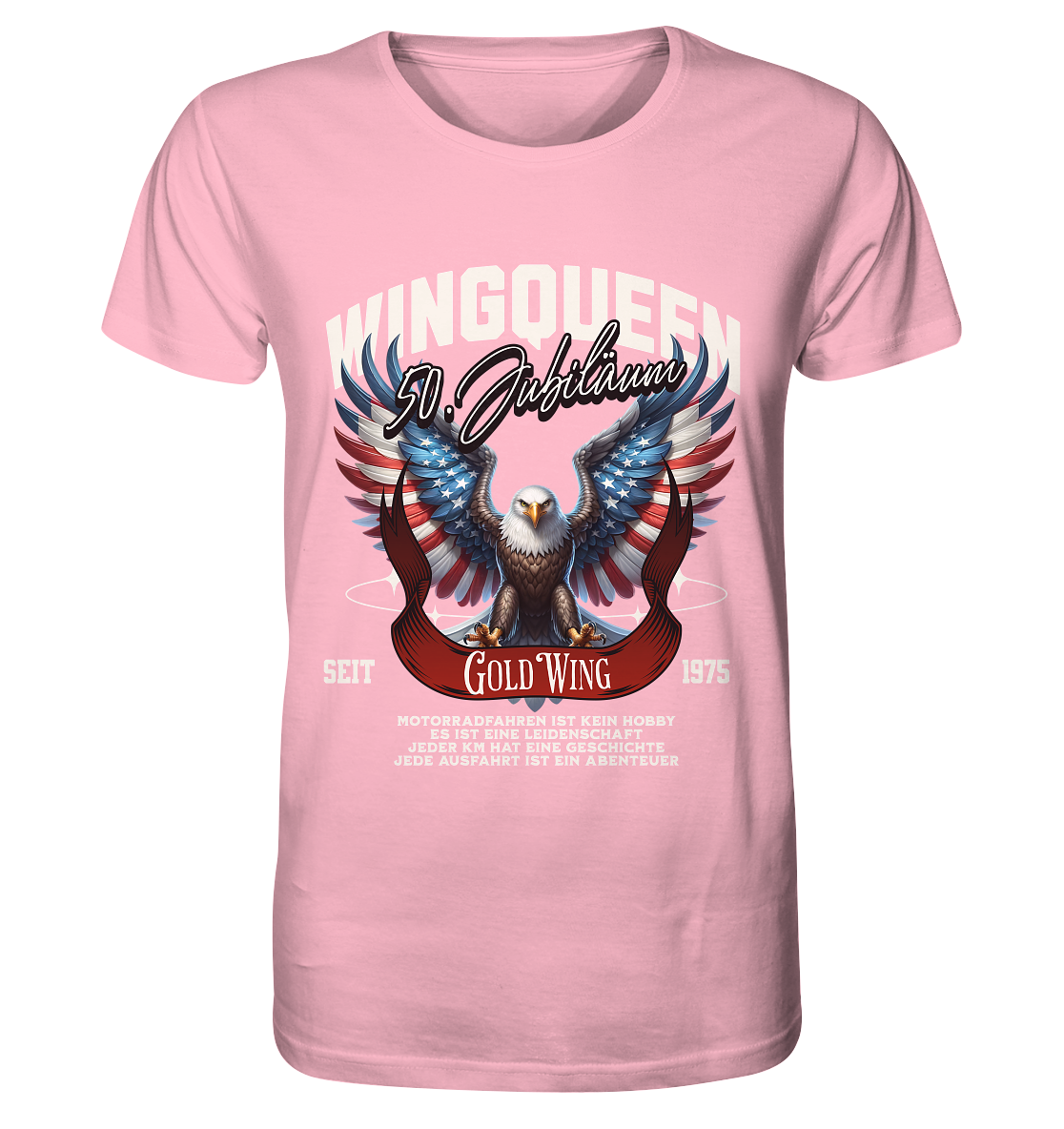 Goldwing Wing Queen 50 Jubiläum 1975 DE - Organic Shirt