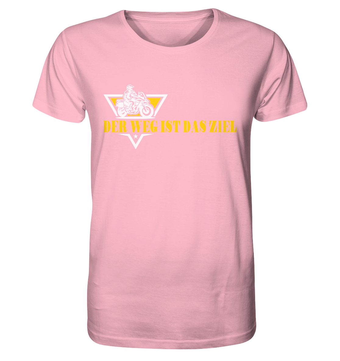 Der Weg ist das Ziel - Spruch für Biker - Organic Shirt