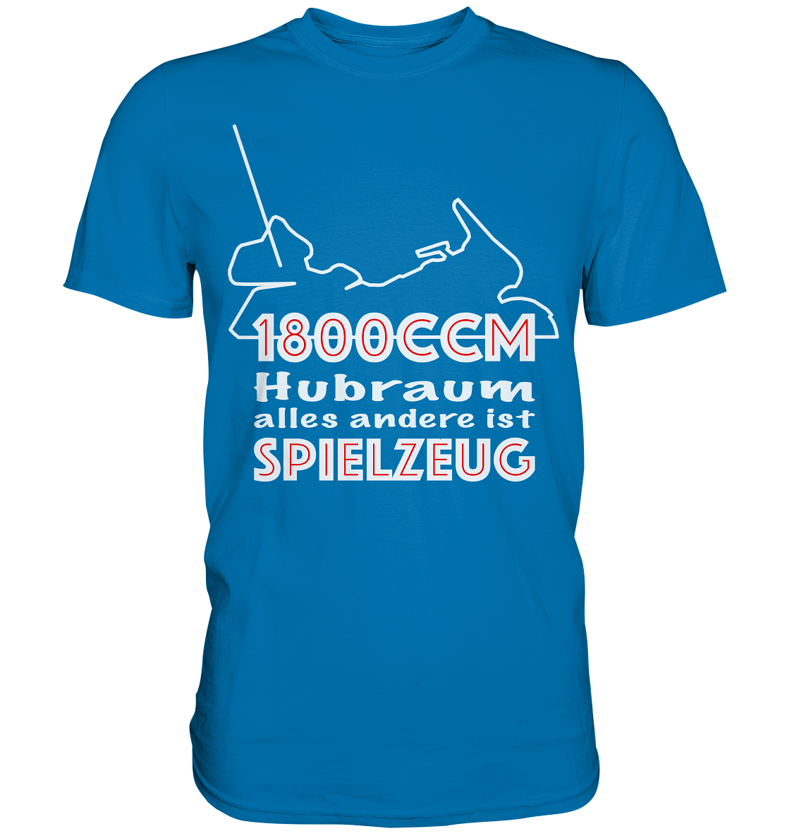 Goldwinger Spruch - 1800ccm Spielzeug - Premium Shirt