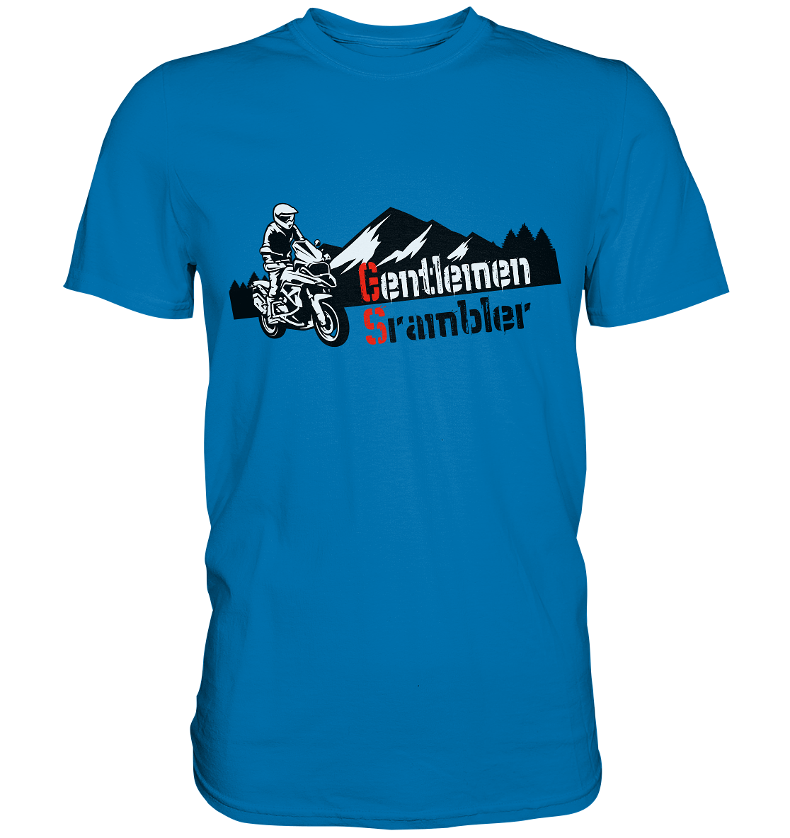 Gentlemen Scrambler - Abenteuer Biker - Premium Shirt