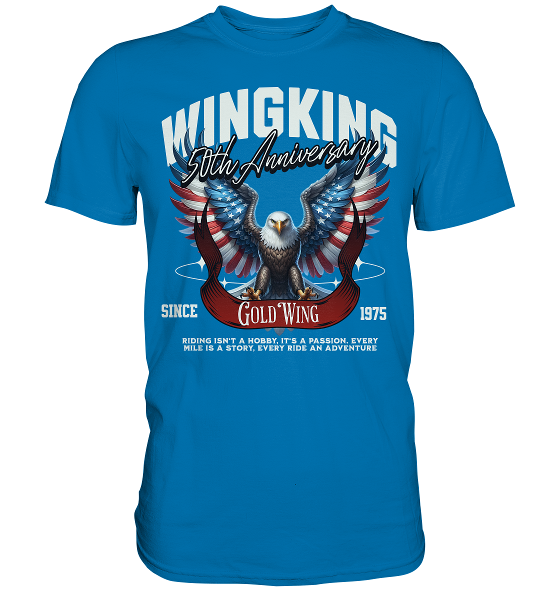 Goldwing Wing King 50 Jubiläum 1975 - Premium Shirt