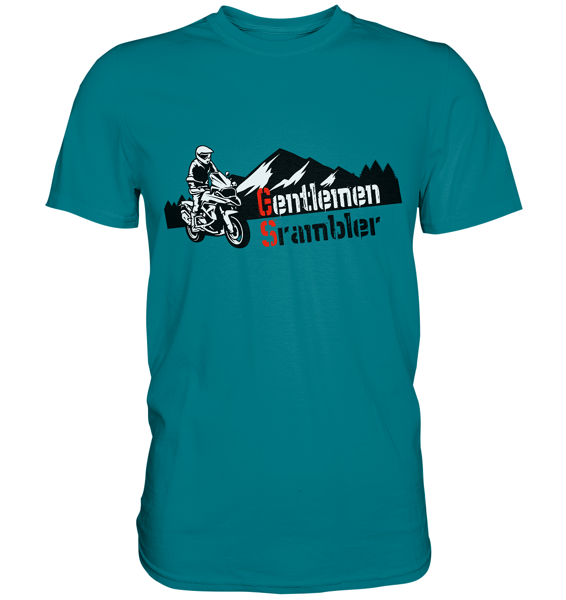 Gentlemen Scrambler - Abenteuer Biker - Premium Shirt