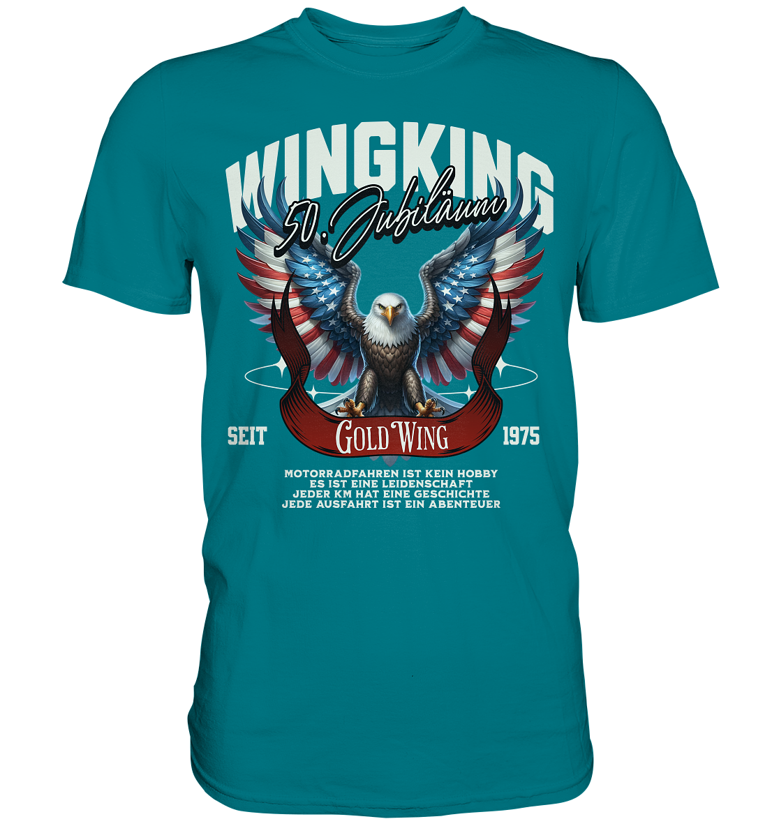 Goldwing Wing King 50 Jubiläum 1975 - Premium Shirt
