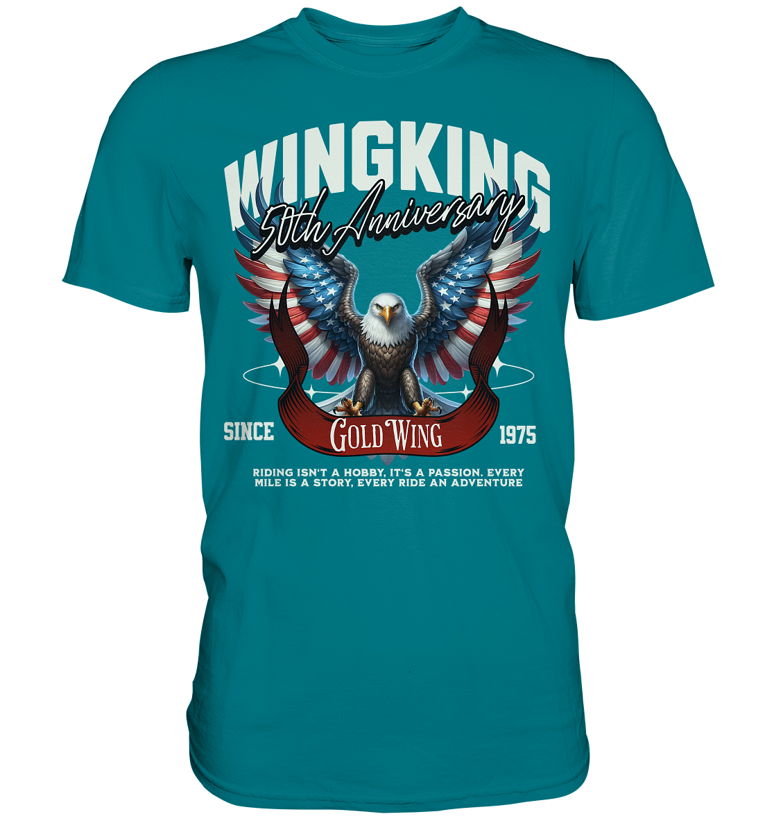 Goldwing Wing King 50 Jubiläum 1975 - Premium Shirt