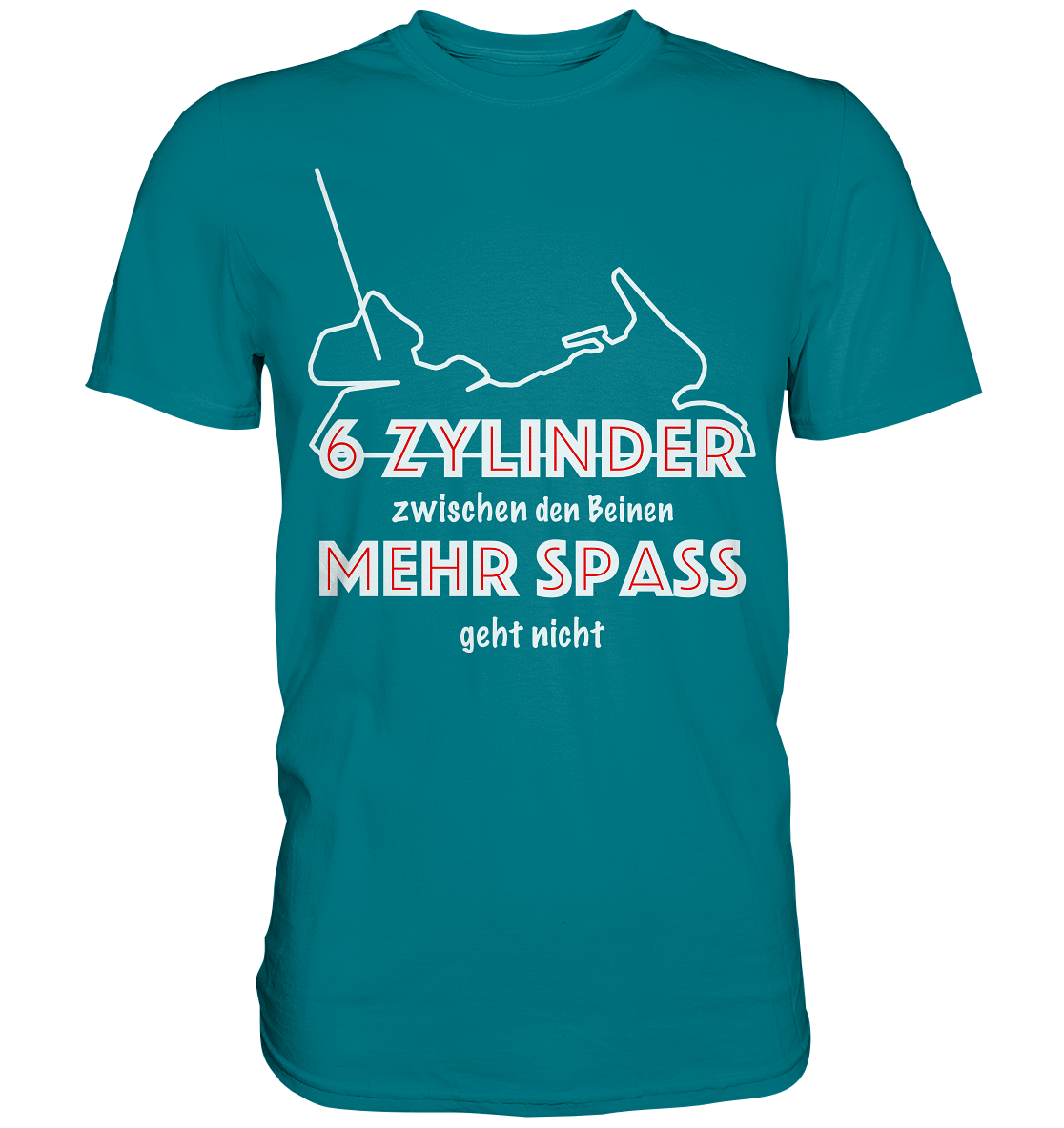 Goldwinger Spruch - 6 Zylinder - Premium Shirt