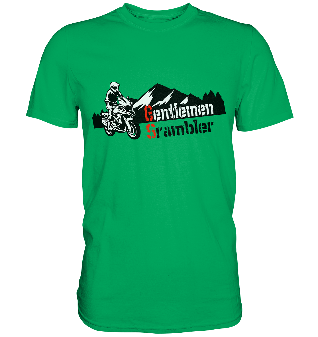 Gentlemen Scrambler - Abenteuer Biker - Premium Shirt