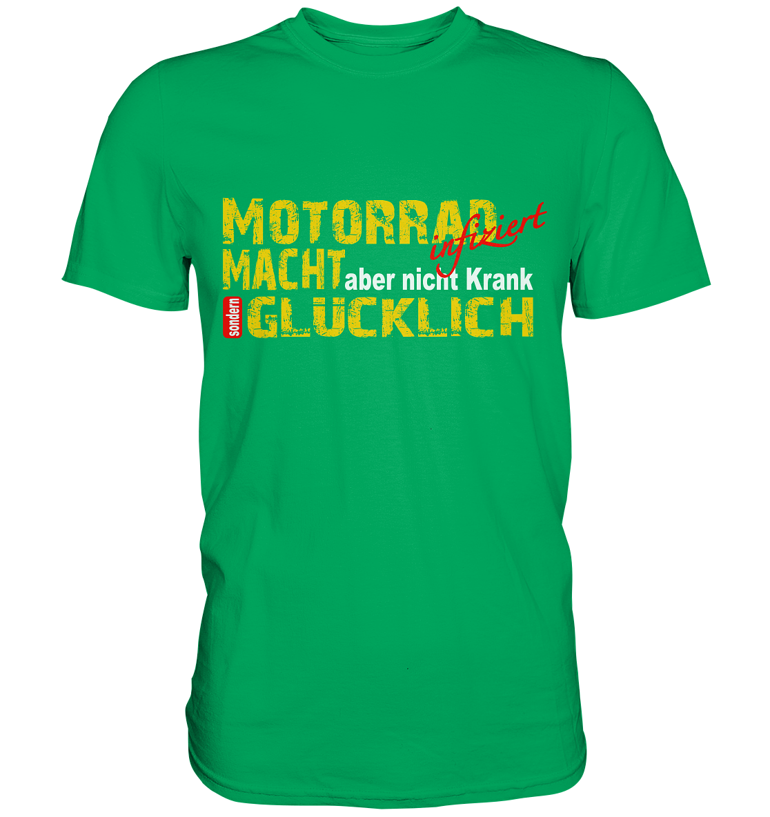 Motorrad macht Glücklich - Premium Shirt