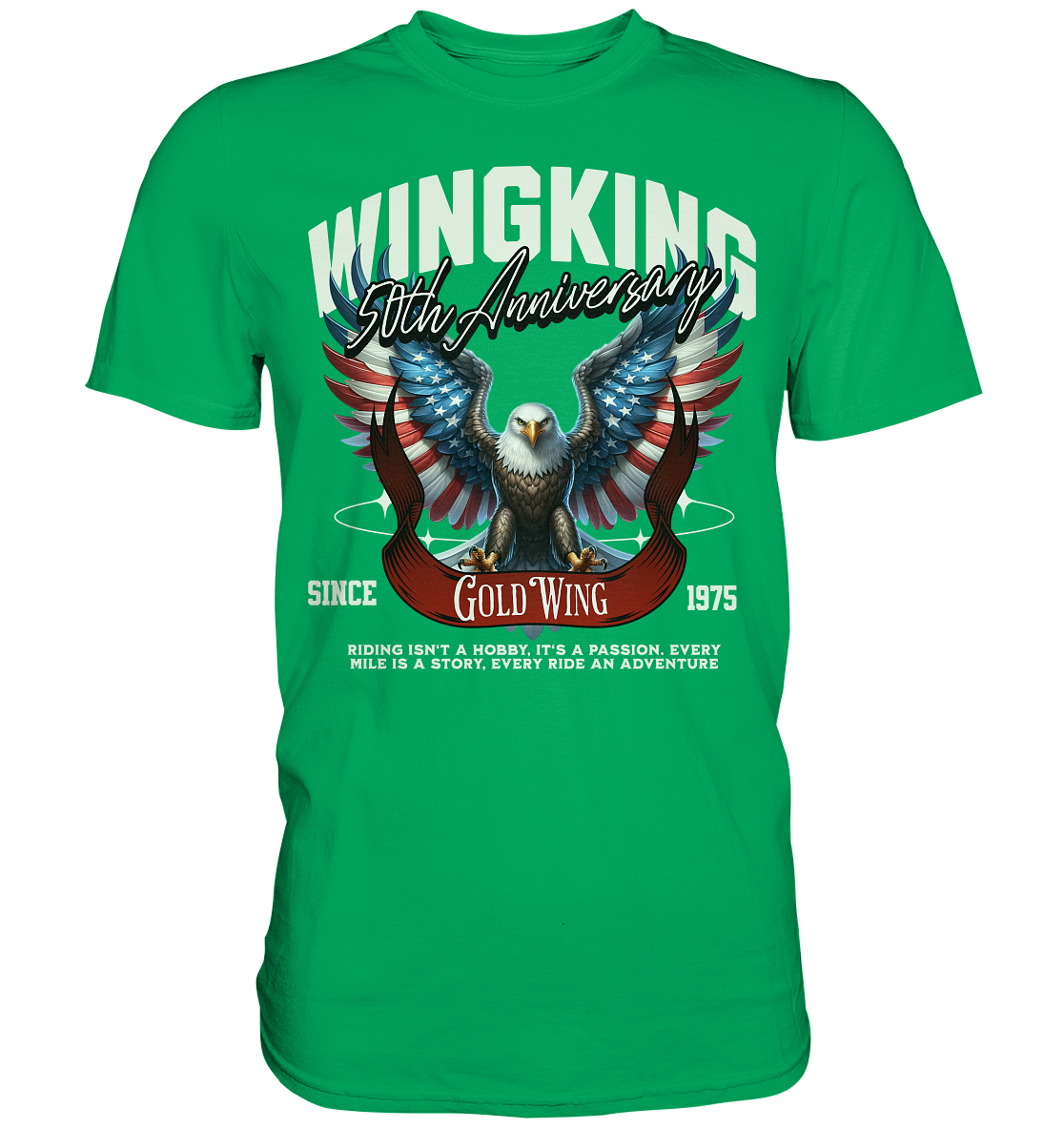 Goldwing Wing King 50 Jubiläum 1975 - Premium Shirt