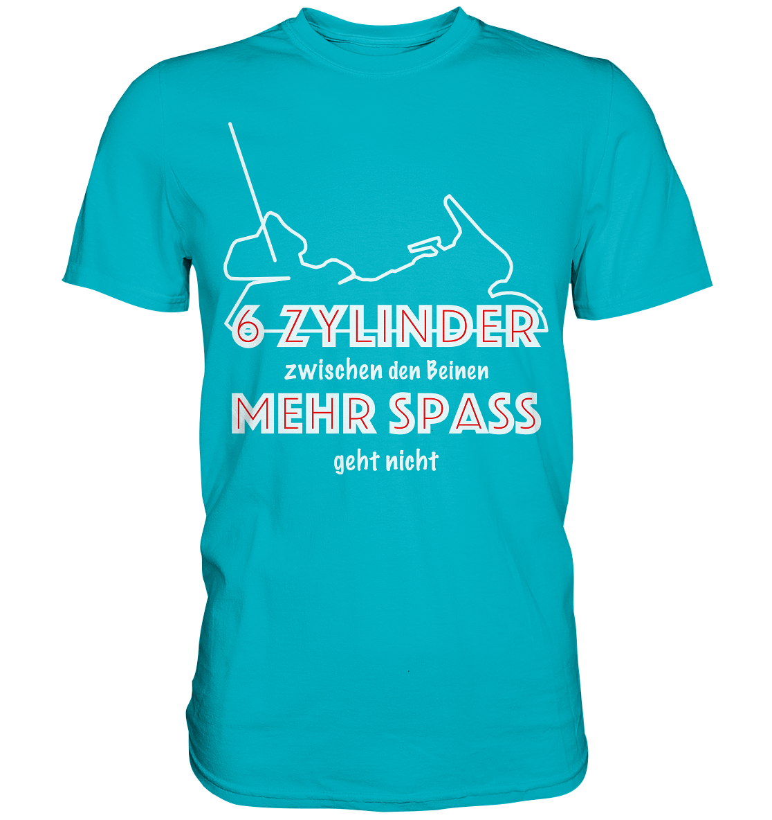 Goldwinger Spruch - 6 Zylinder - Premium Shirt