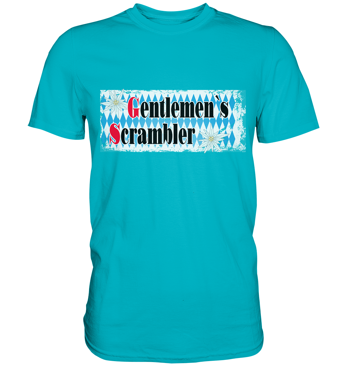 Gentlemen`s Scrambler - GS Adventure Bike - Premium Shirt