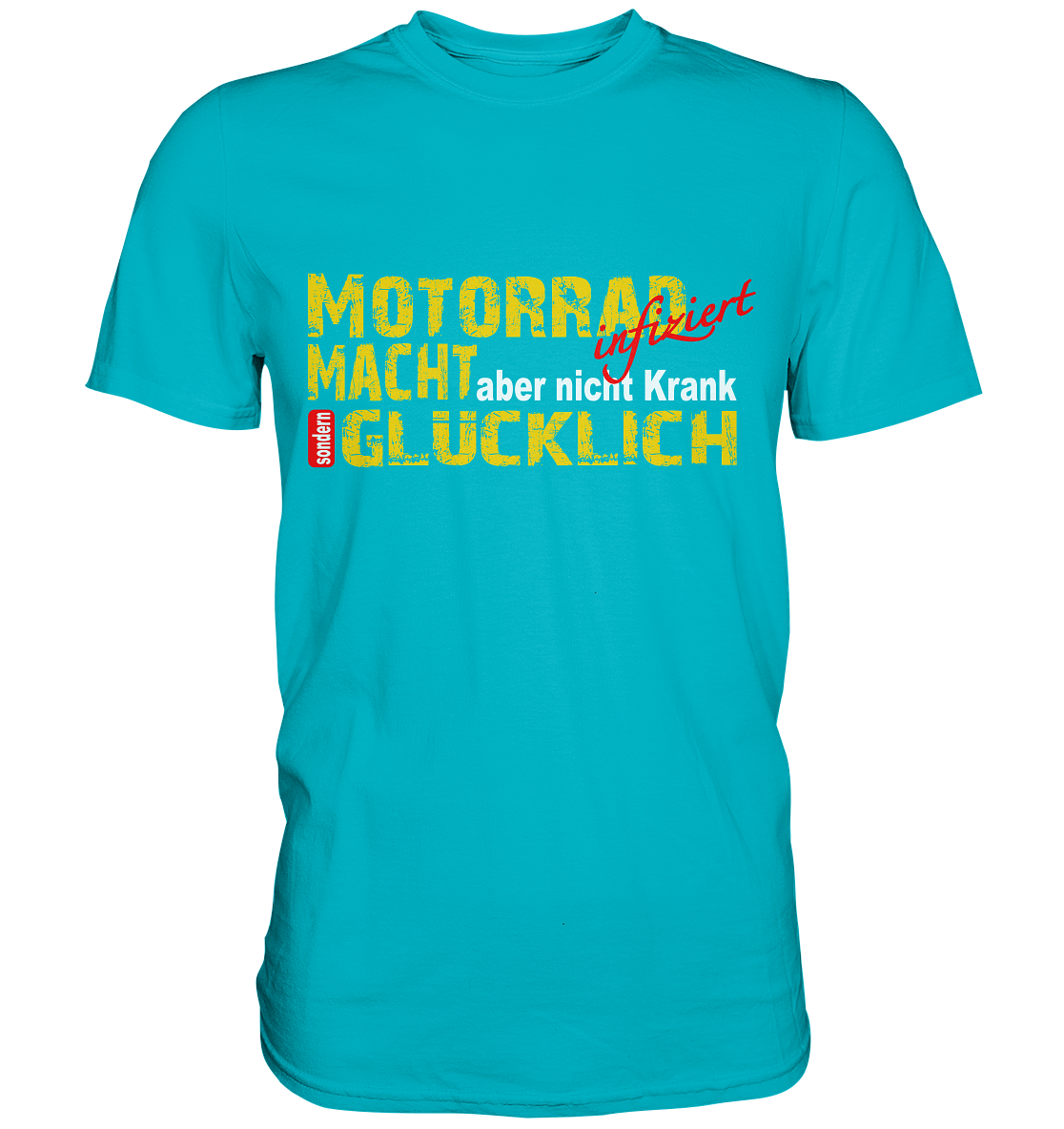 Motorrad macht Glücklich - Premium Shirt