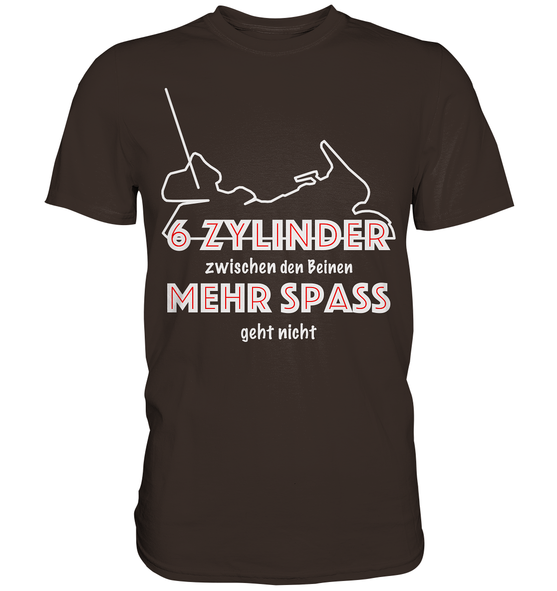 Goldwinger Spruch - 6 Zylinder - Premium Shirt