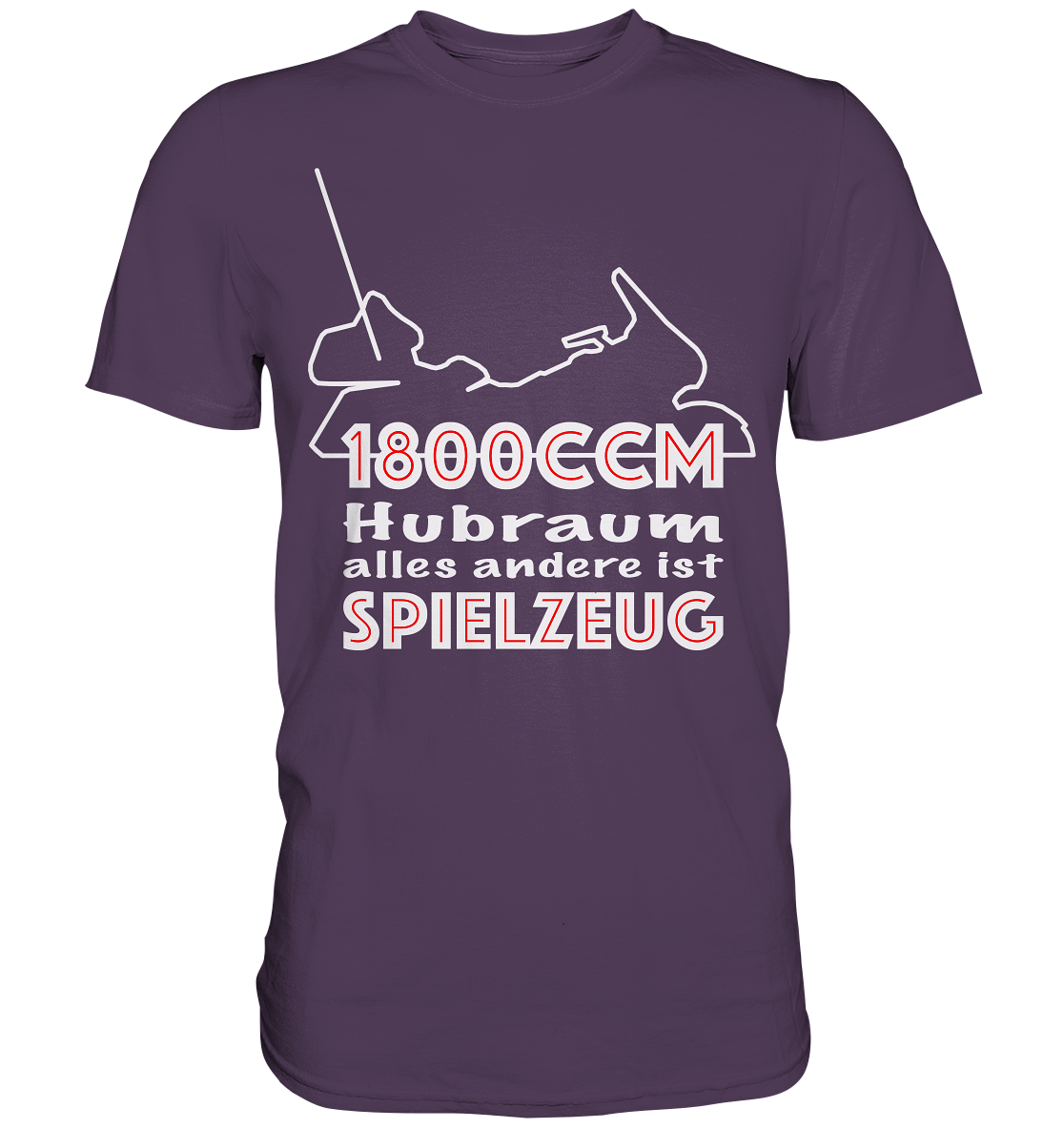 Goldwinger Spruch - 1800ccm Spielzeug - Premium Shirt