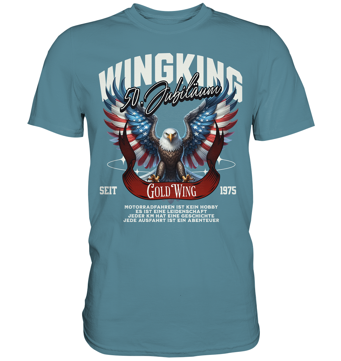 Goldwing Wing King 50 Jubiläum 1975 - Premium Shirt