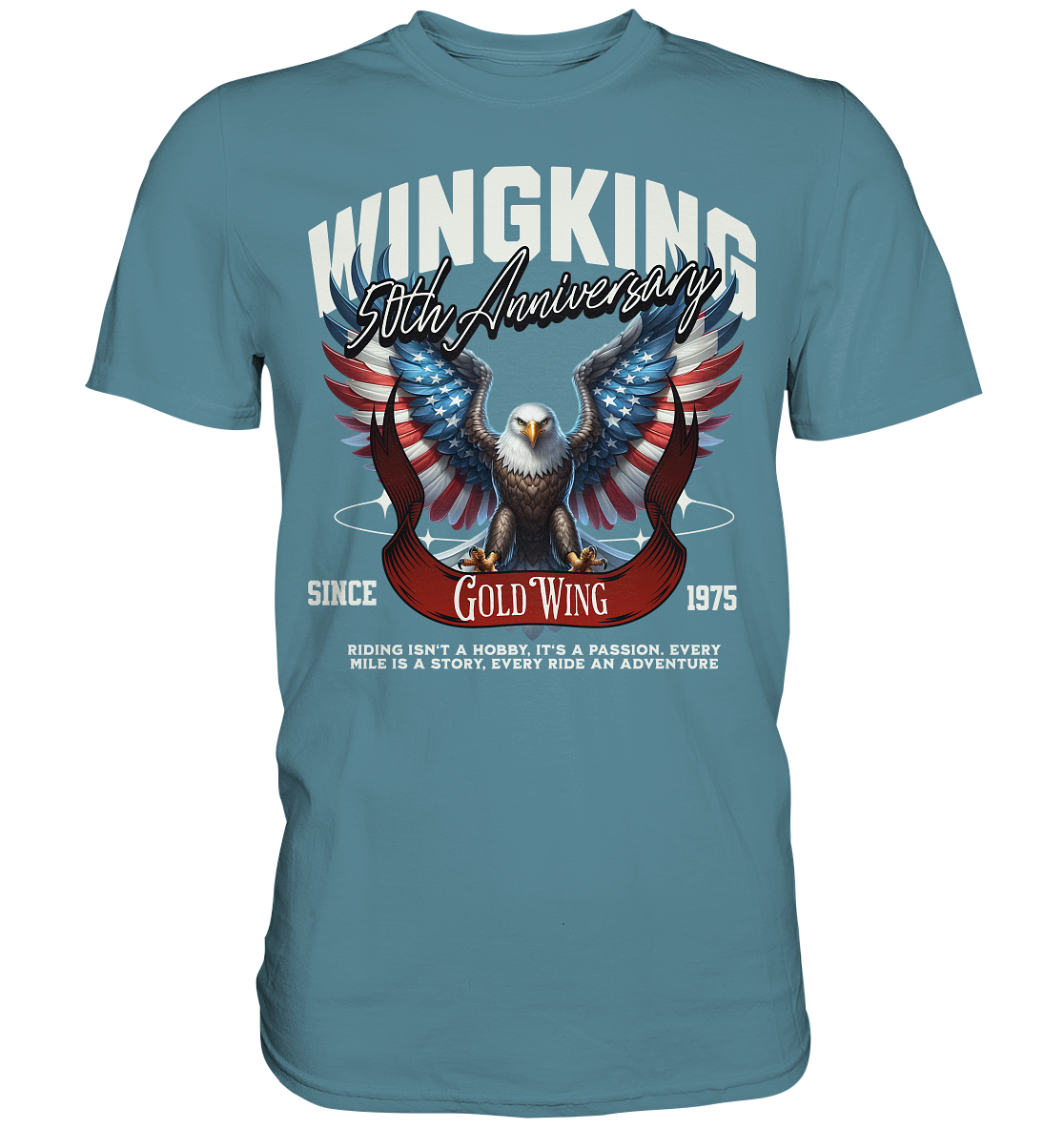 Goldwing Wing King 50 Jubiläum 1975 - Premium Shirt