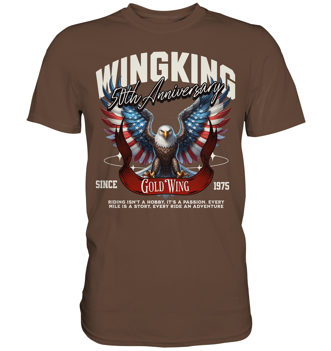 Goldwing Wing King 50 Jubiläum 1975 - Premium Shirt
