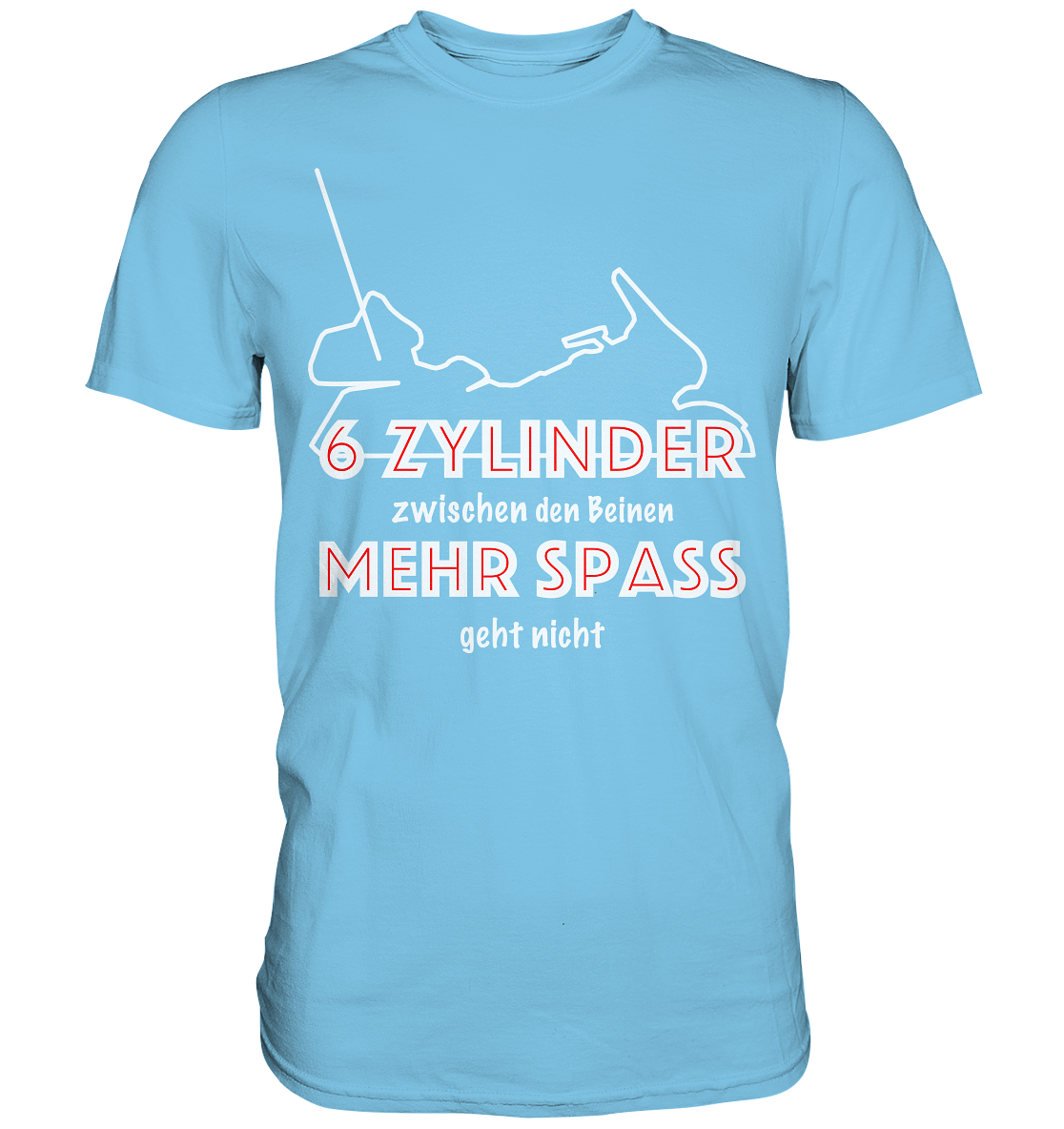 Goldwinger Spruch - 6 Zylinder - Premium Shirt