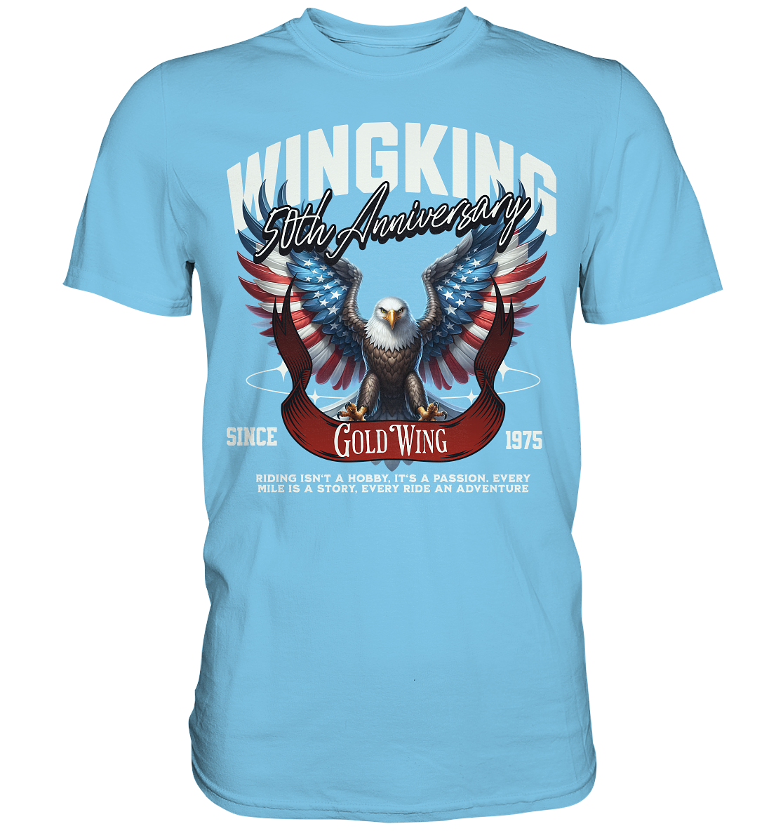Goldwing Wing King 50 Jubiläum 1975 - Premium Shirt