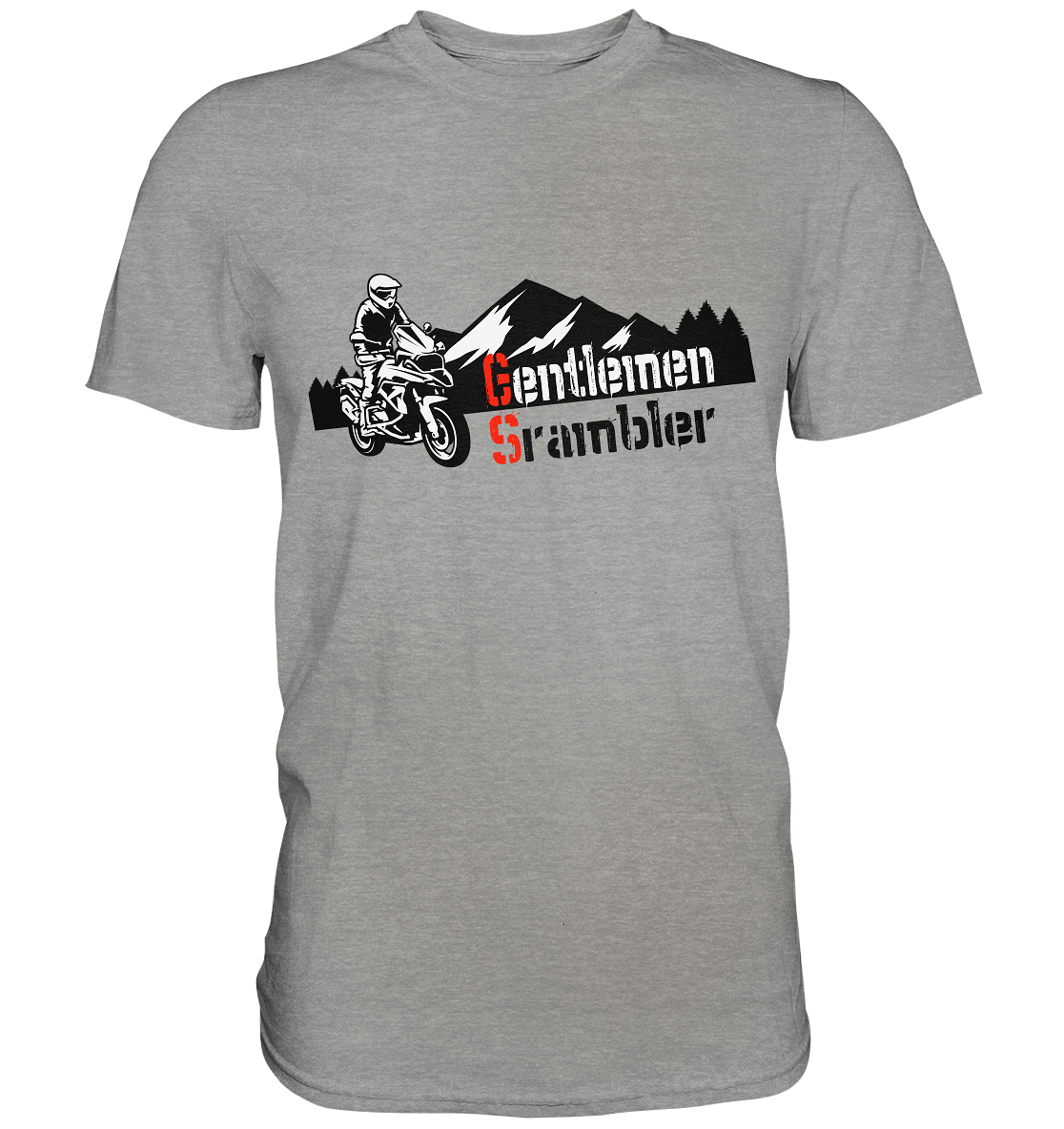 Gentlemen Scrambler - Abenteuer Biker - Premium Shirt