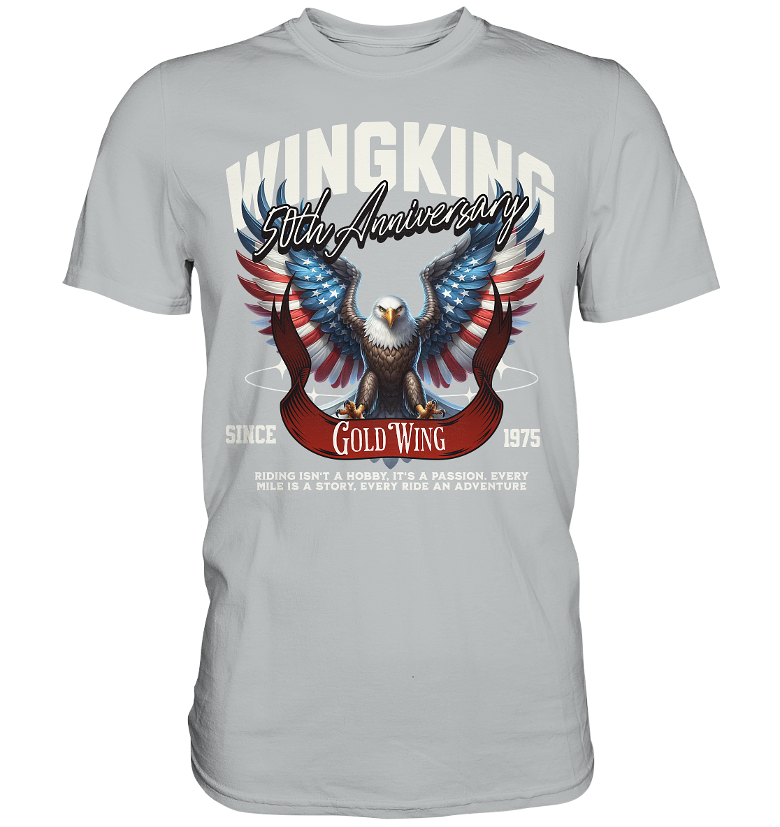 Goldwing Wing King 50 Jubiläum 1975 - Premium Shirt