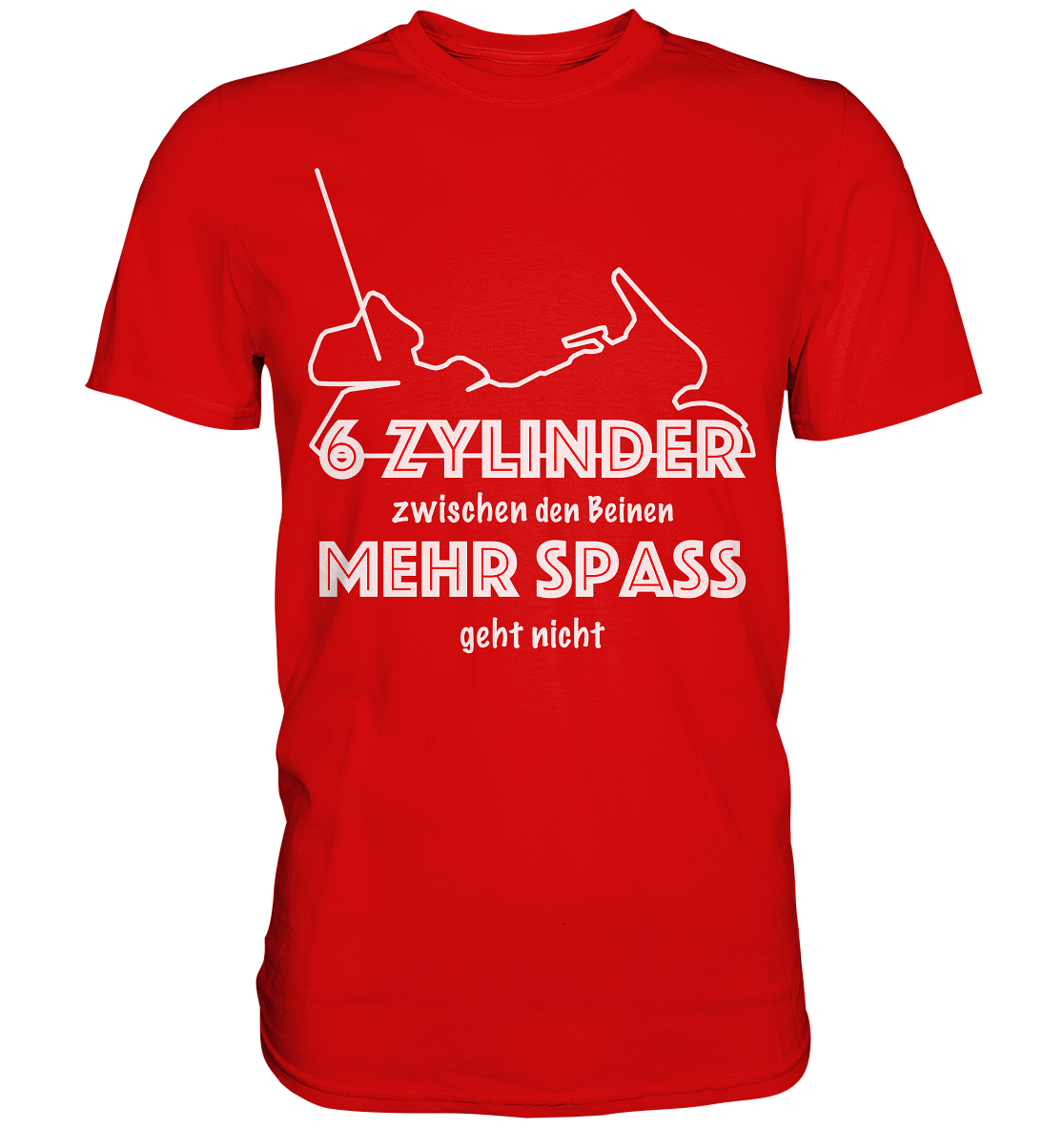 Goldwinger Spruch - 6 Zylinder - Premium Shirt