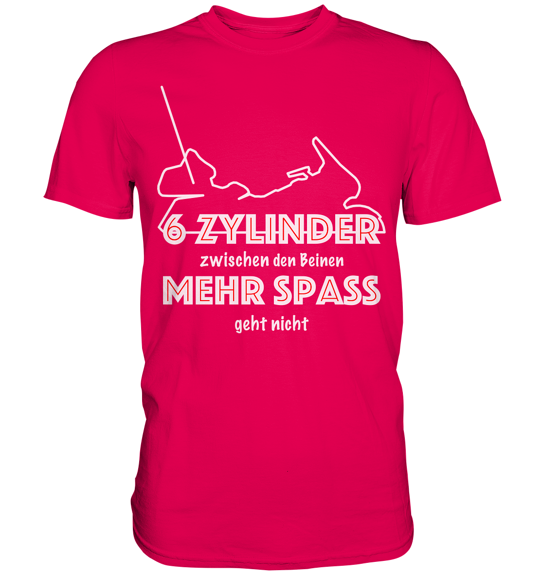 Goldwinger Spruch - 6 Zylinder - Premium Shirt