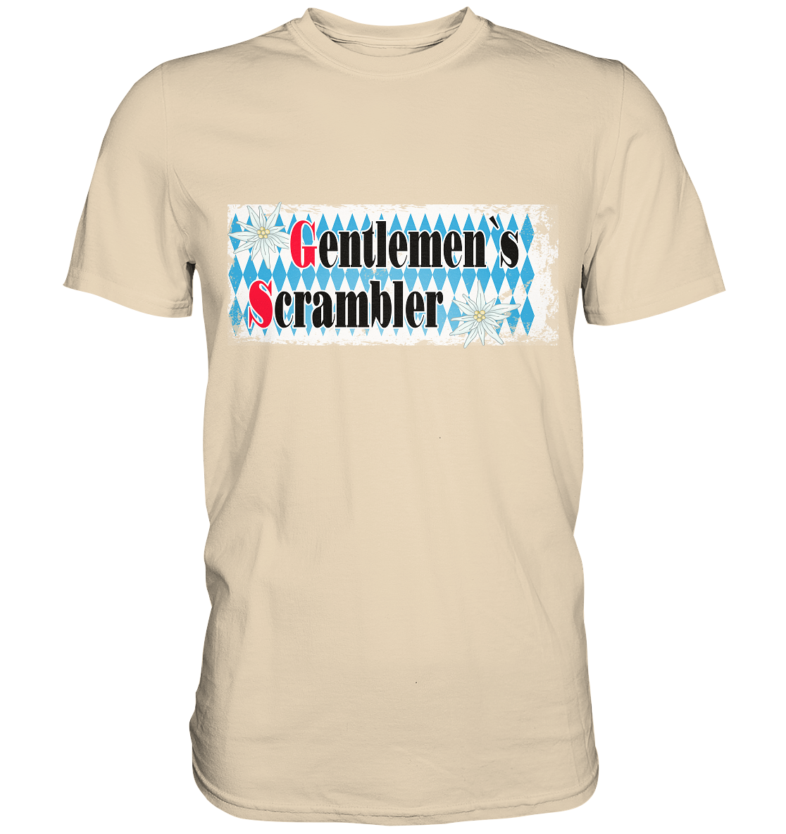 Gentlemen`s Scrambler - GS Adventure Bike - Premium Shirt