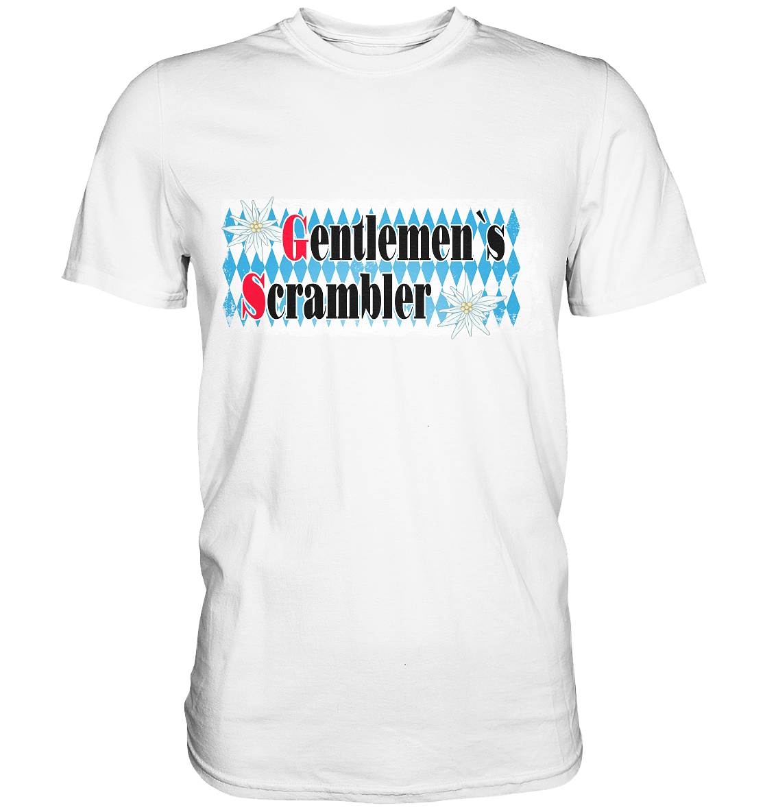 Gentlemen`s Scrambler - GS Adventure Bike - Premium Shirt