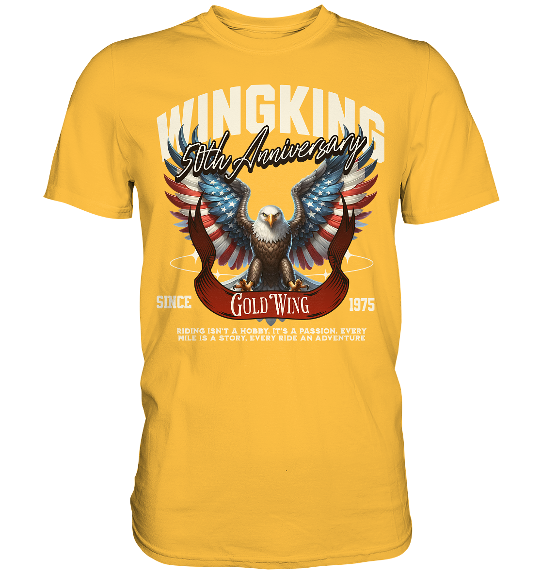 Goldwing Wing King 50 Jubiläum 1975 - Premium Shirt