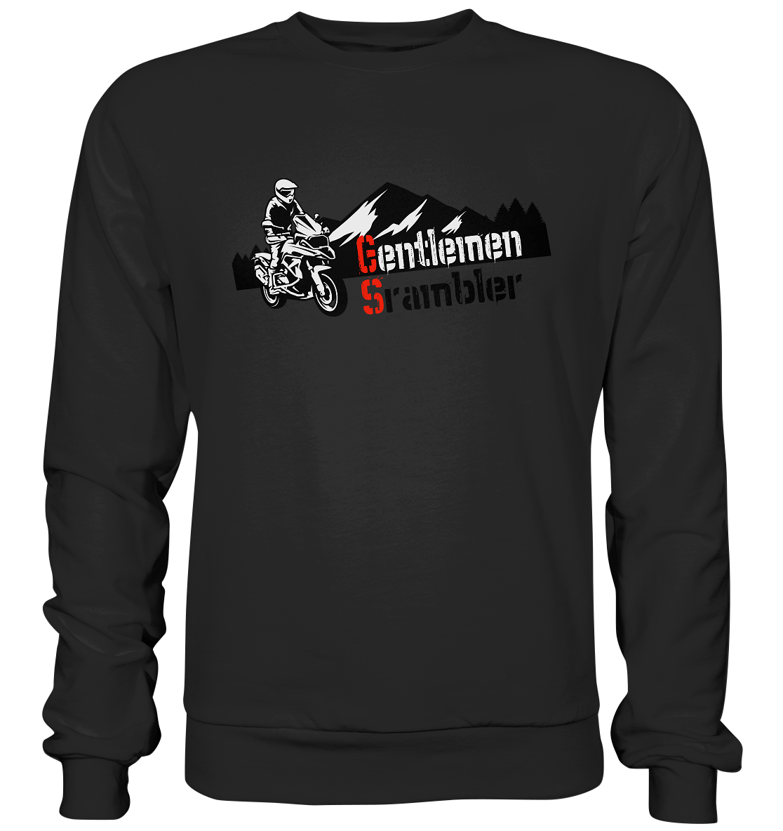 Gentlemen Scrambler - Abenteuer Biker - Premium Sweatshirt