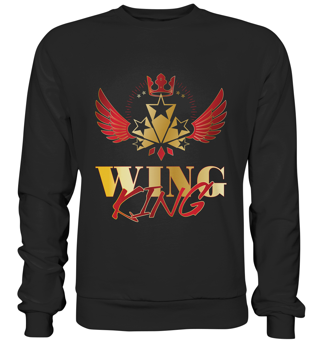 Goldwing - Wing King rot/gold - Premium Sweatshirt