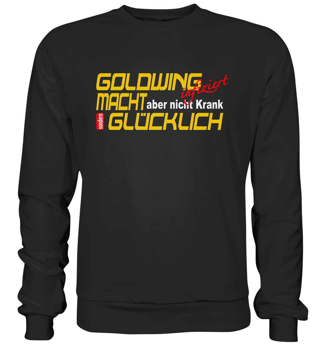 Goldwing macht Glücklich - Premium Sweatshirt