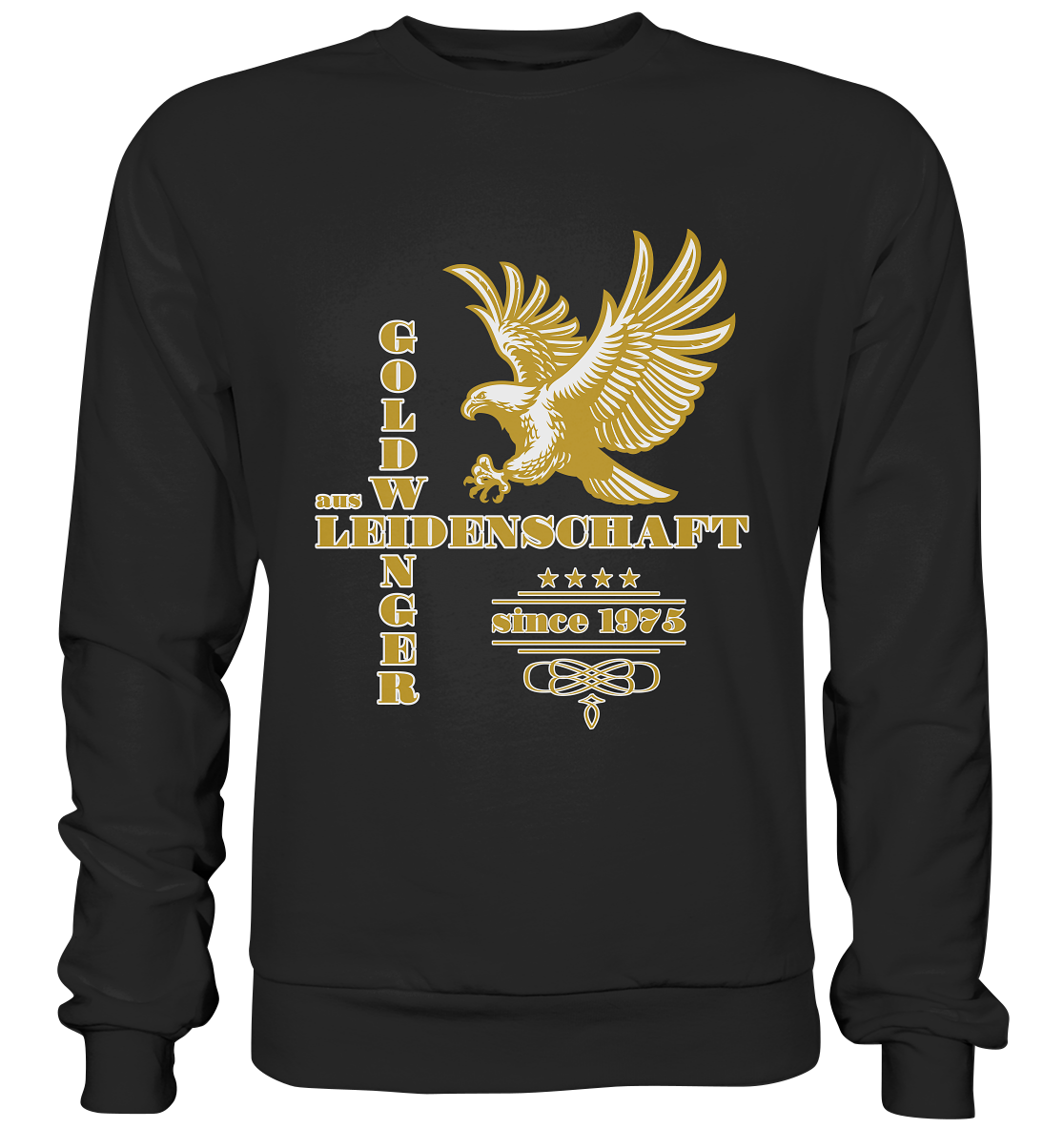 Goldwinger aus Leidenschaft seit 1975 - Premium Sweatshirt