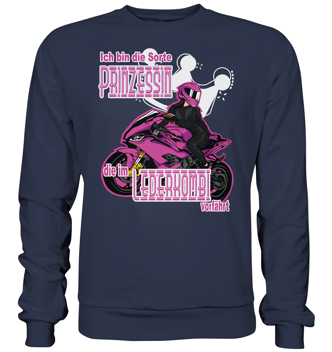 Frauenpower - Prinzessin mit Helm - Premium Sweatshirt