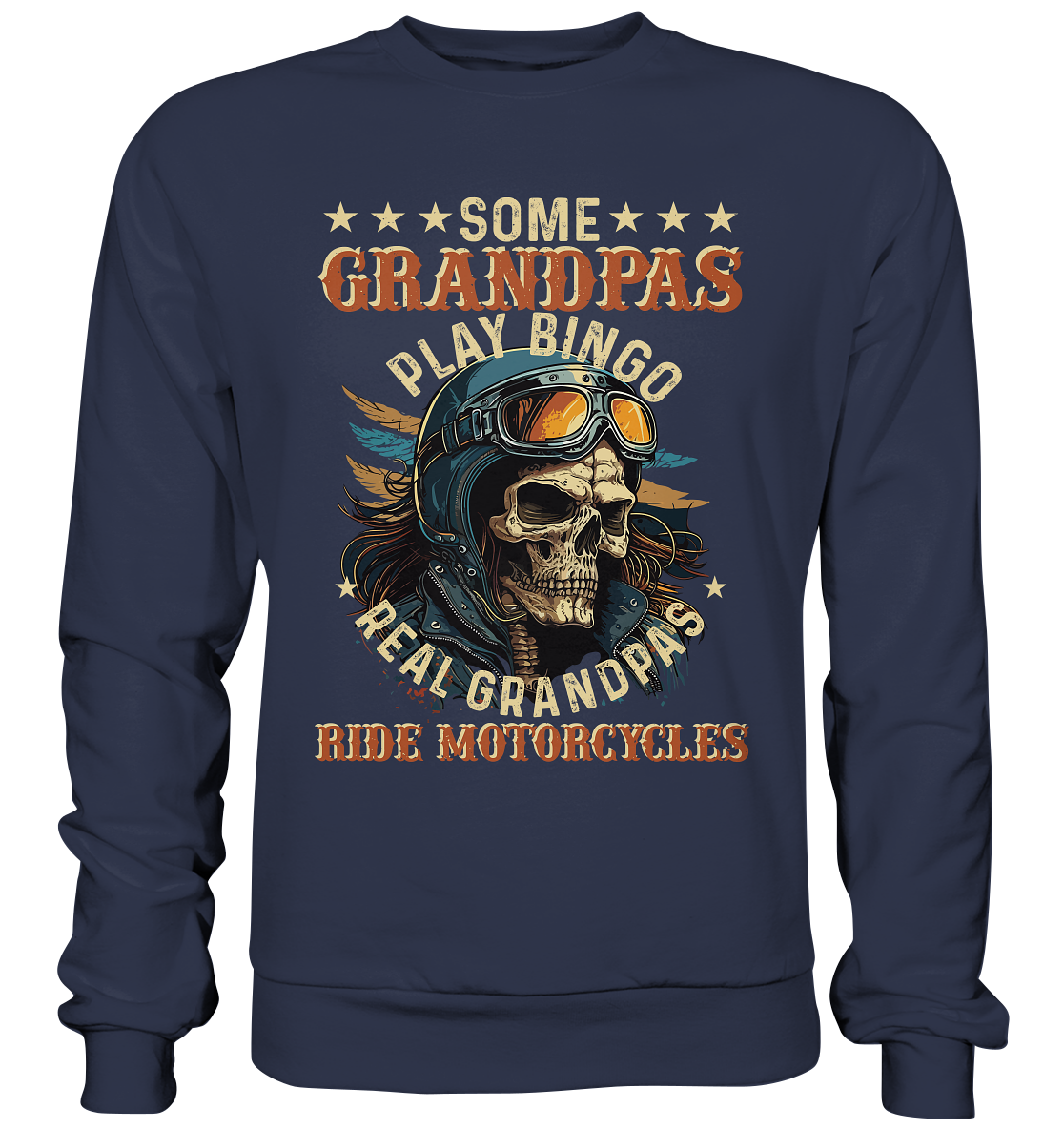 Echte Opas fahren Motorrad - Premium Sweatshirt