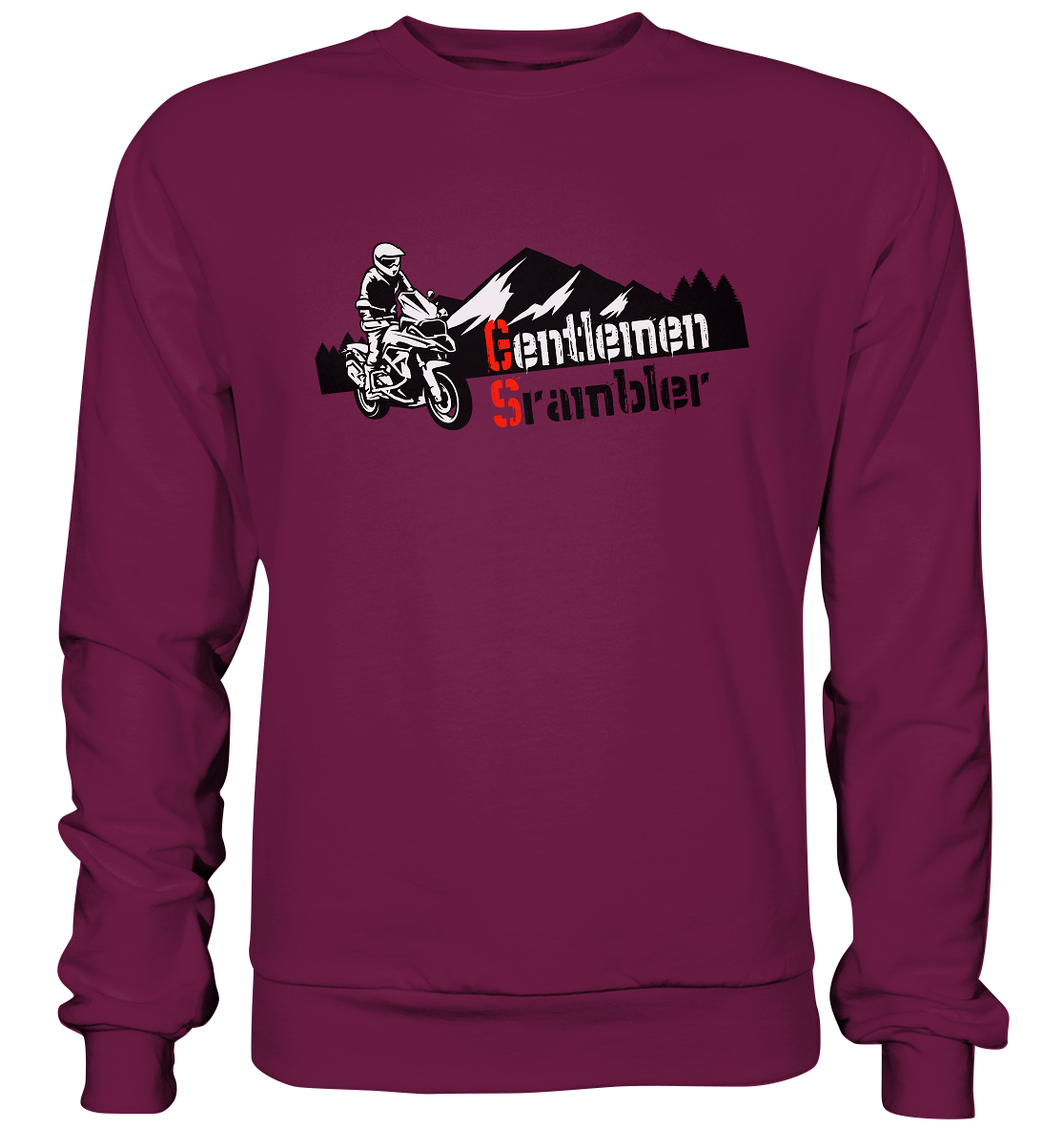 Gentlemen Scrambler - Abenteuer Biker - Premium Sweatshirt