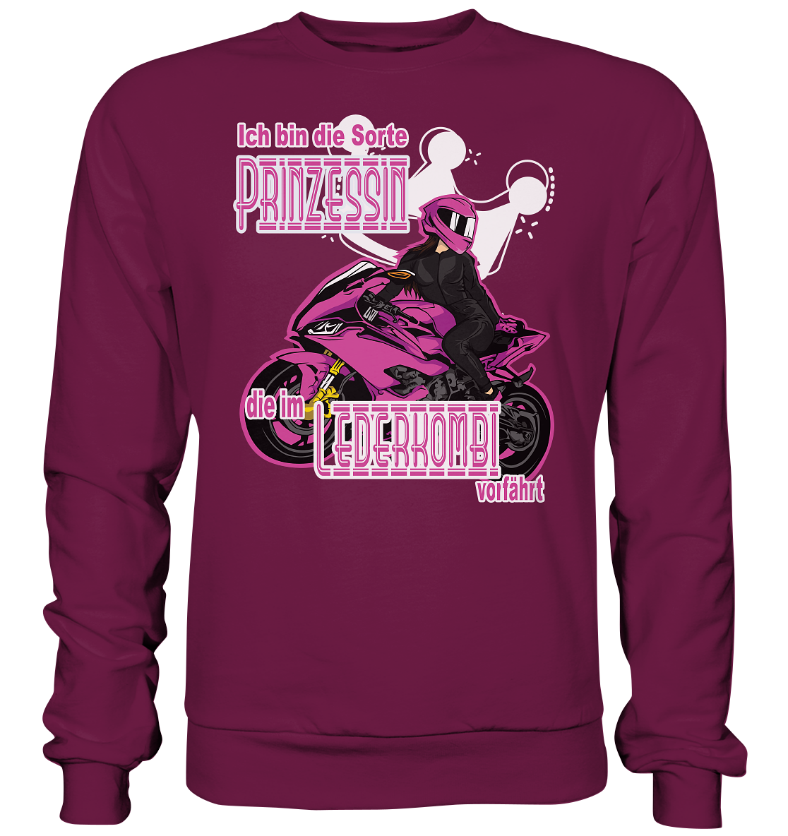 Frauenpower - Prinzessin mit Helm - Premium Sweatshirt